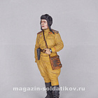 Миниатюра в росписи Гвардии майор, командир танкового батальона, 1945 год. СССР, 1:32, Сибирский партизан (СП145) (СП145)