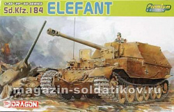 Сборная модель из пластика Д Танк Sd.Kfz. 184 Elefant - Premium Edition (1/35) Dragon