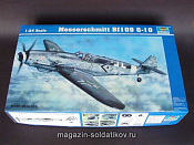 02409 Самолет Мессершмитт Bf - 109 G-10 1:24 Трумпетер