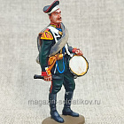Миниатюра из олова Барабанщик Измайловского полка 1905-14 гг., 54 мм (ИЛ1949.13.02.54) (ИЛ1949.13.02.54)