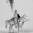 Сборная фигура из металла Русский дружинник со стягом, 28 мм, Figures from Leon (L001) (L001)