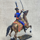 Миниатюра из олова Полковник 9-го гусарского полка, Франция 1810 г., 54 мм, Студия Большой полк (ИЛ2765.12.03.54) (ИЛ2765.12.03.54)