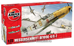 Сборная модель из пластика А Самолет MESSERSCHMITT BF 109E (1/72) Airfix (2048) (2048)