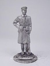 Миниатюра из олова 160 РТ Морской офицер Порт-Артур, 54 мм, Ратник - фото