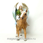 Эльфийка конная с птицей Schleich (704-1236) (704-1236)