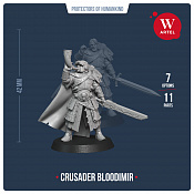 Сборные фигуры из смолы Crusader Bloodimir, 28 мм, Артель авторской миниатюры «W» - фото