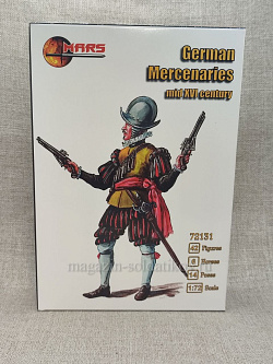 Солдатики из пластика German Mercenaries (1/72) Mars (72131) (72131)