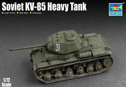 Сборная модель из пластика Советский тяжелый танк КВ-85 1:72 Трумпетер (07127) (07127)