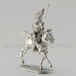 Сборная миниатюра из металла Драгун, 28 мм, Аванпост