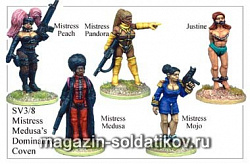 Фигурки из металла SV 38 Госпожи Медузы (28 мм) Foundry (SV-38) (SV-38)