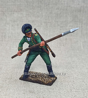 Миниатюра в росписи Русский унтер-офицер егерских полков, 54 мм, Студия Большой полк - фото