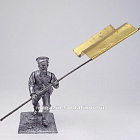 Миниатюра из олова Конфедерат - знаменосец, 54 мм, Магазин Солдатики