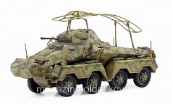 Масштабная модель в сборе и окраске Д Бронеавтомобиль Sd.Kfz.232, Восточный фронт 1943 (1:72) Dragon (60586) (60586)