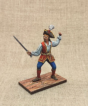 Пират со шпагой, 54 мм, Большой полк - фото