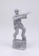 AZM-N016 Полицейский (боец частной охран. организации), серия "Наемники"  28 мм, ArmyZone Miniatures