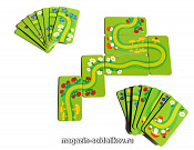 Игровой набор из картона Домино «Лесная тропинка». Материал: картон + изолон Умбум - фото