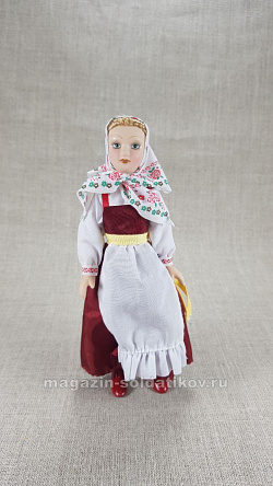 Кукла в летнем костюме Вологодской губернии №14