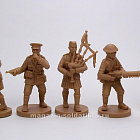 Солдатики из пластика Армия Великобритании. Солдаты Великой войны, набор из 5 фигур, Солдатики «Урфина Джюса»