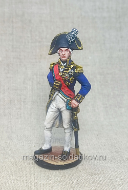 Миниатюра из олова Адмирал Горацио Нельсон 1805 г., 54 мм, Студия Большой полк (ИЛ2655.12.04.54) (ИЛ2655.12.04.54)