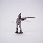 Солдатики из металла Австрийский стрелок, стреляющий стоя, Магазин Солдатики (Prince August)