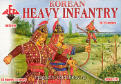 Солдатики из пластика Корейская тяжелая пехота 16-17 вв (1/72) Red Box - фото