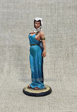 Миниатюра из олова Римская женщина, 54 мм - фото