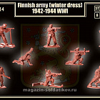 Солдатики из пластика Финская армия (зимняя униформа) 1942-44 гг. (1/72) Mars