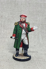 Миниатюра из олова Фельдмаршал М.И. Кутузов 1812 г., 54 мм, Студия Большой полк - фото