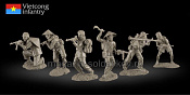 Солдатики из пластика Бойцы Вьетконга, 1:32 Plastic Platoon - фото