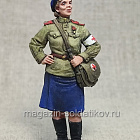 Санинструктор РККА 1943-45 гг., 54 мм, Студия Большой полк (ИЛ2784.14.01.54) (ИЛ2784.14.01.54)