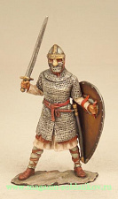 Миниатюра в росписи Норман с мечом и щитом (СП5001), 54 мм - фото