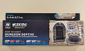 Набор Dungeon Dephts, серия WIZKIDS 8 х 8мл серия WIZKIDS 8 х 8мл, Vallejo - фото