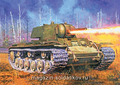 Сборная модель из пластика Тяжелый огнеметный танк КВ-8 1942 г. (1/35) Восточный экспресс - фото