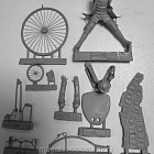 Сборная миниатюра из смолы Германский пилот, 1914-18, 54 мм, Chronos miniatures (CHM-54358) (CHM-54358)