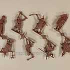 Солдатики из пластика Набор «Инки» (коричневый цвет), 1/32 Инженеръ Басевичъ для Chintoys (CHT016Кор) (CHT016Кор)