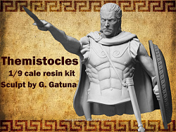 Сборная миниатюра из смолы 9 Themistocles 1/9, Legion Miniatures