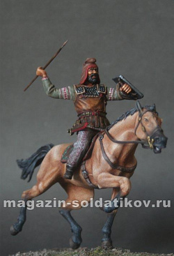 Сборная фигура из металла Scythian Warrior 5 c.b., 54 мм, Alive history miniatures