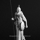 Сборная миниатюра из смолы Нубийский дворцовый стражник, 75 мм, Altores studio,