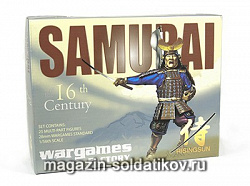 Сборная миниатюра из пластика Самураи, 28 mm, Wargames Factory (WGF-RS001) (WGF-RS001)