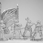 Солдатики из металла 2101А Набор солдатиков «Пешие швейцарцы», XVI век, 40 мм. Дополнение, Три богатыря