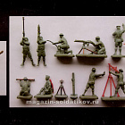 Солдатики из пластика 8th Army Heavy Weapons Squad (1/72) Strelets (М132) (М132)