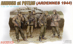 Сборные фигуры из пластика Д Ambush at Poteau. Ardennes 1944 (1/35) Dragon