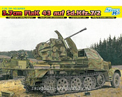 Сборная модель из пластика Д Самоходная зенитная пушка Sd.Kfe.7 w/3cm (1:35) Dragon - фото