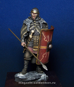 Сборная фигура из смолы Roman legionery northern provinces, 54 mm. Mercury Models