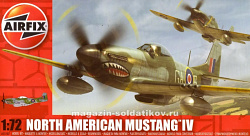 Сборная модель из пластика А Самолет Mustang P51-D (1:72) Airfix (55107) (55107)