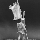 Сборная миниатюра из металла Рядовой гренадерских полков и рот, Россия 1812-14 гг 54 мм, Chronos miniatures
