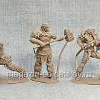 Солдатики из мягкого резиноподобного пластика Викинги №4, набор 6 шт, 1/32 Soldiers. Есть
