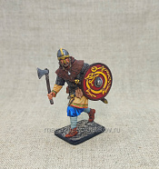 Миниатюра из олова Варяжский воин, 54 мм, Студия Большой полк - фото