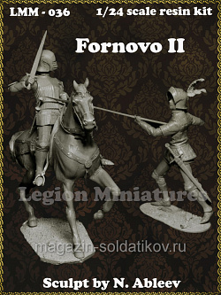 Сборная миниатюра из смолы Fornovo II, 75 мм, Legion Miniatures