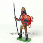 солдатик из твердого пластика Индеец, Польша (704-1115/1) (704-1115/1)